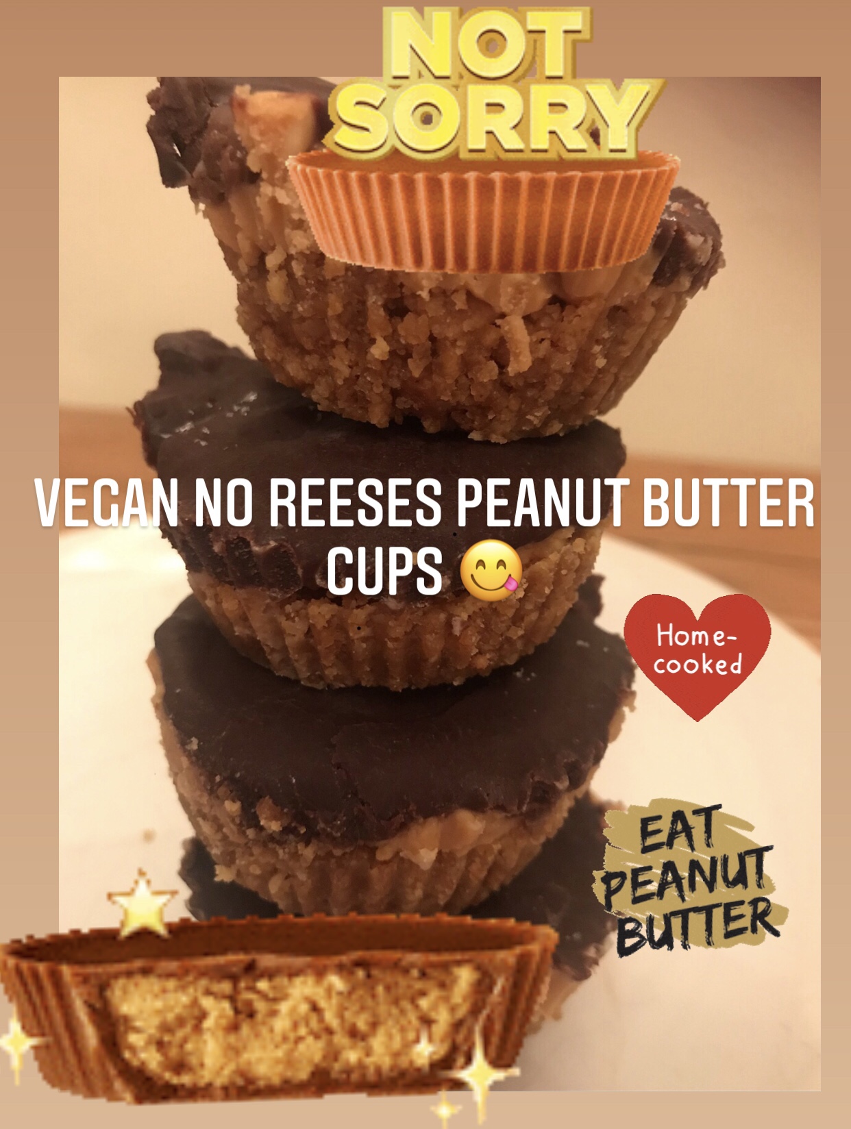 Vegan non Reeses peanutbutter cups 